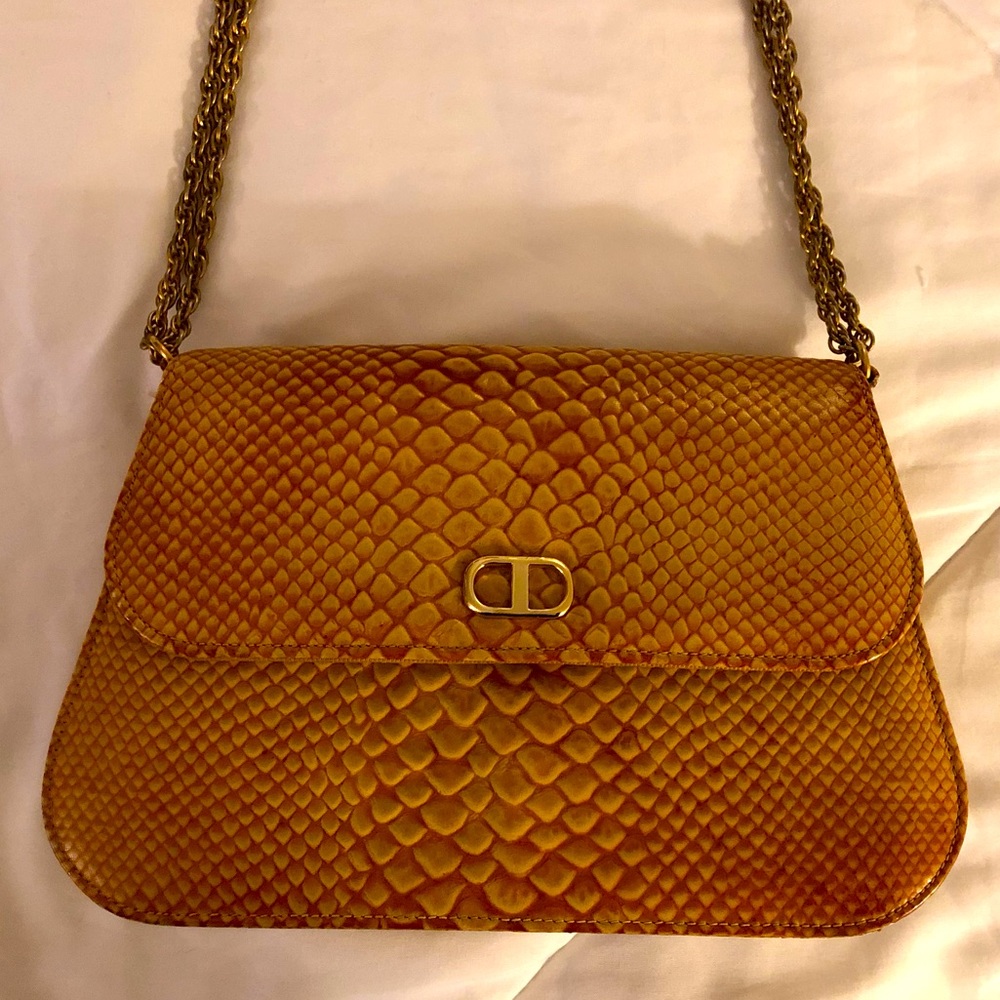 Vintage Bag with Embossed Detailing